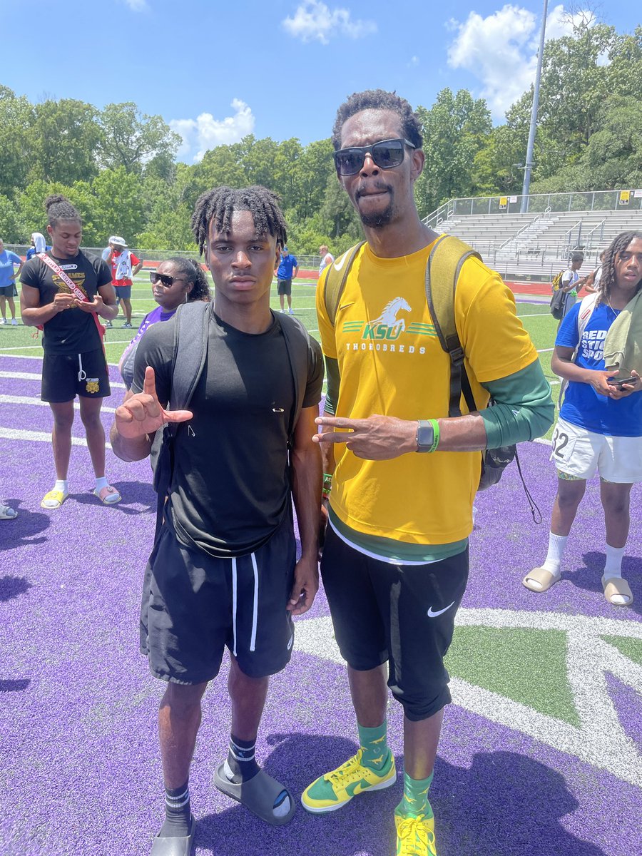JYoungHim's tweet photo. Super Blessed To Receive My First 3 Offers From Culver Stockton College,Louisiana College &amp; Kentucky State!! After A Great Day At Camp #AGTG 

@F_Huggins80 @Coach_Stansell @247recruiting @PrepRedzoneLA @TopPreps @LAvsAllYall @_UnderTheRadar_ @on3 https://t.co/FouLhT7Qzk