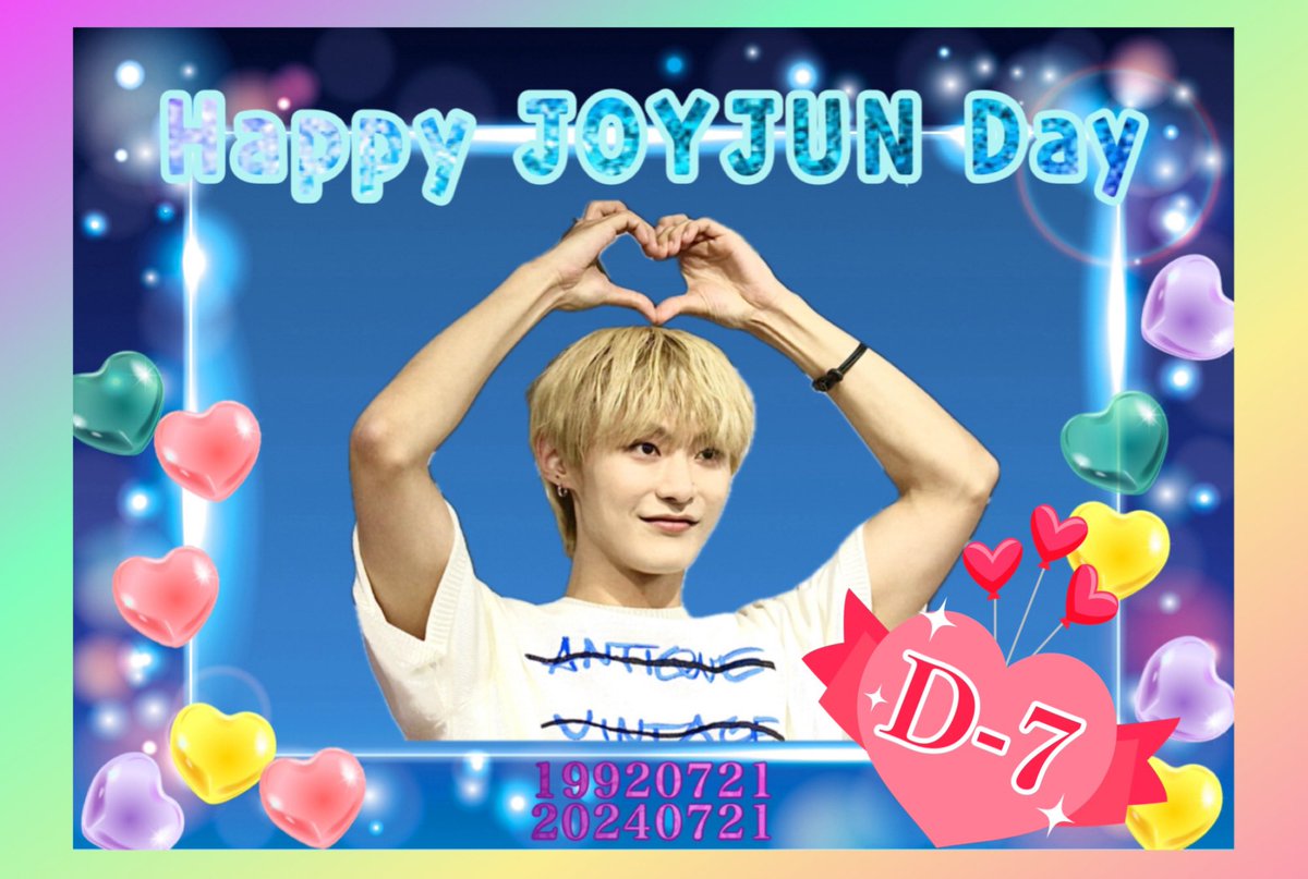Happy JoyJun Day 
생일 카운트다운
#JoyJun_32th_anniversary 
#생축_사랑하는_조이준
#눈물의_왕자_조이준_날
#뉴앤비　<a href="/JoyJun_/">조이준</a>