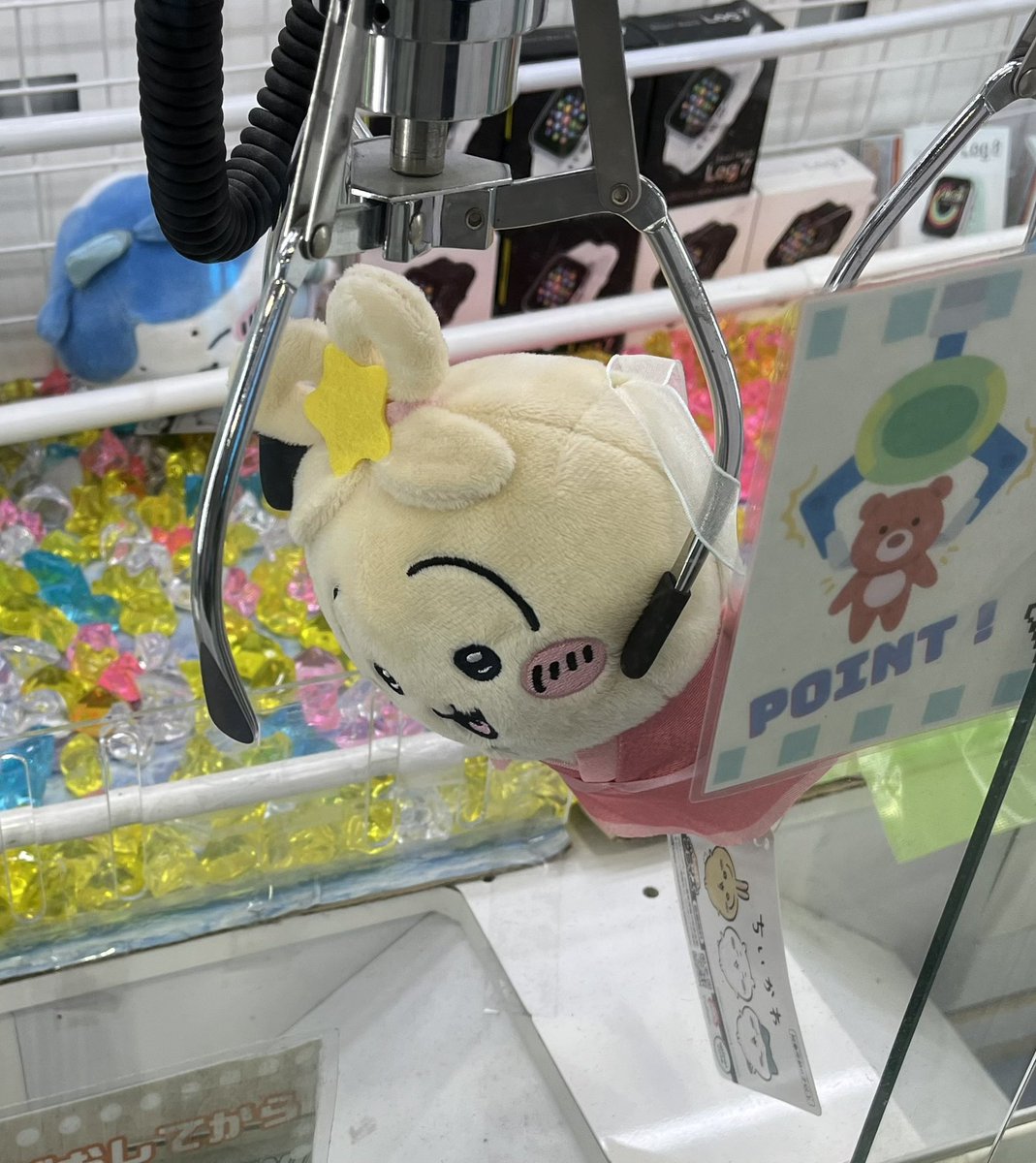 Chan_dora01's tweet photo. やっぱうさぎやね！ヤハ✨
#クレーンゲーム　#ユーホーキャッチャー　#ゲーセン　#ちいかわうさぎ https://t.co/KVmU8z84gH