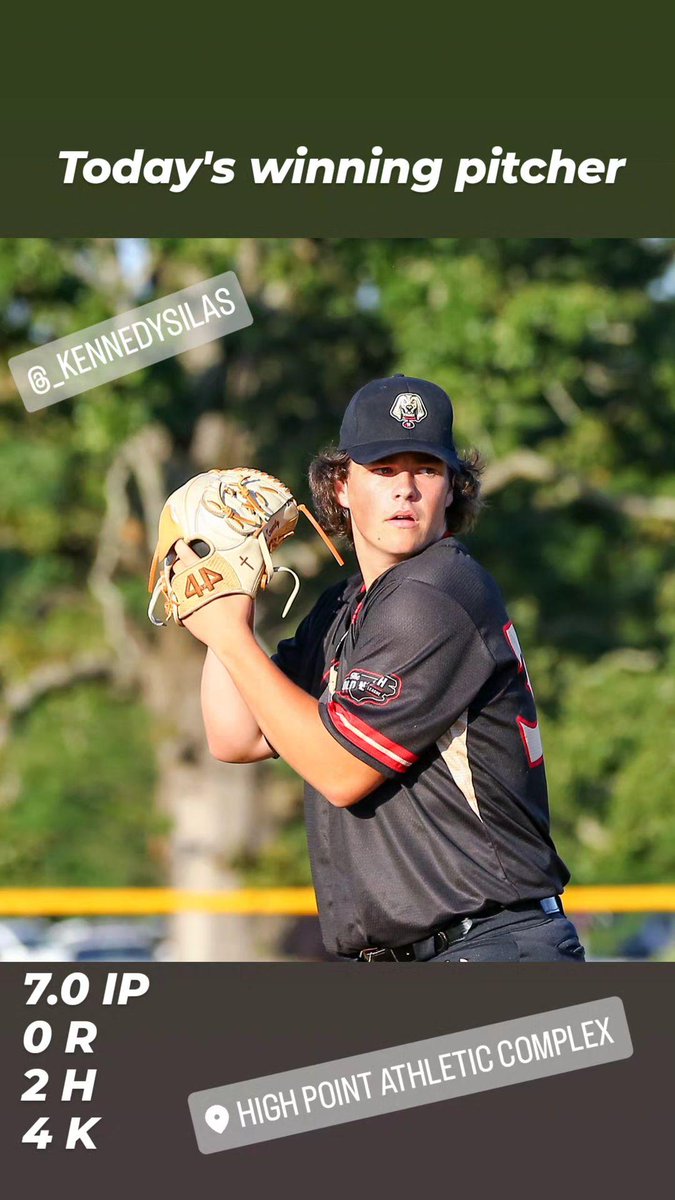 It took two attempts (rain suspended the game on Monday) but <a href="/SilasKennedy14/">Silas Kennedy</a> picked up where he left off and earned the win in a 4-1 victory over Oak City on a hot Saturday afternoon, pitching 7 innings and only giving up 2 hits and no runs.