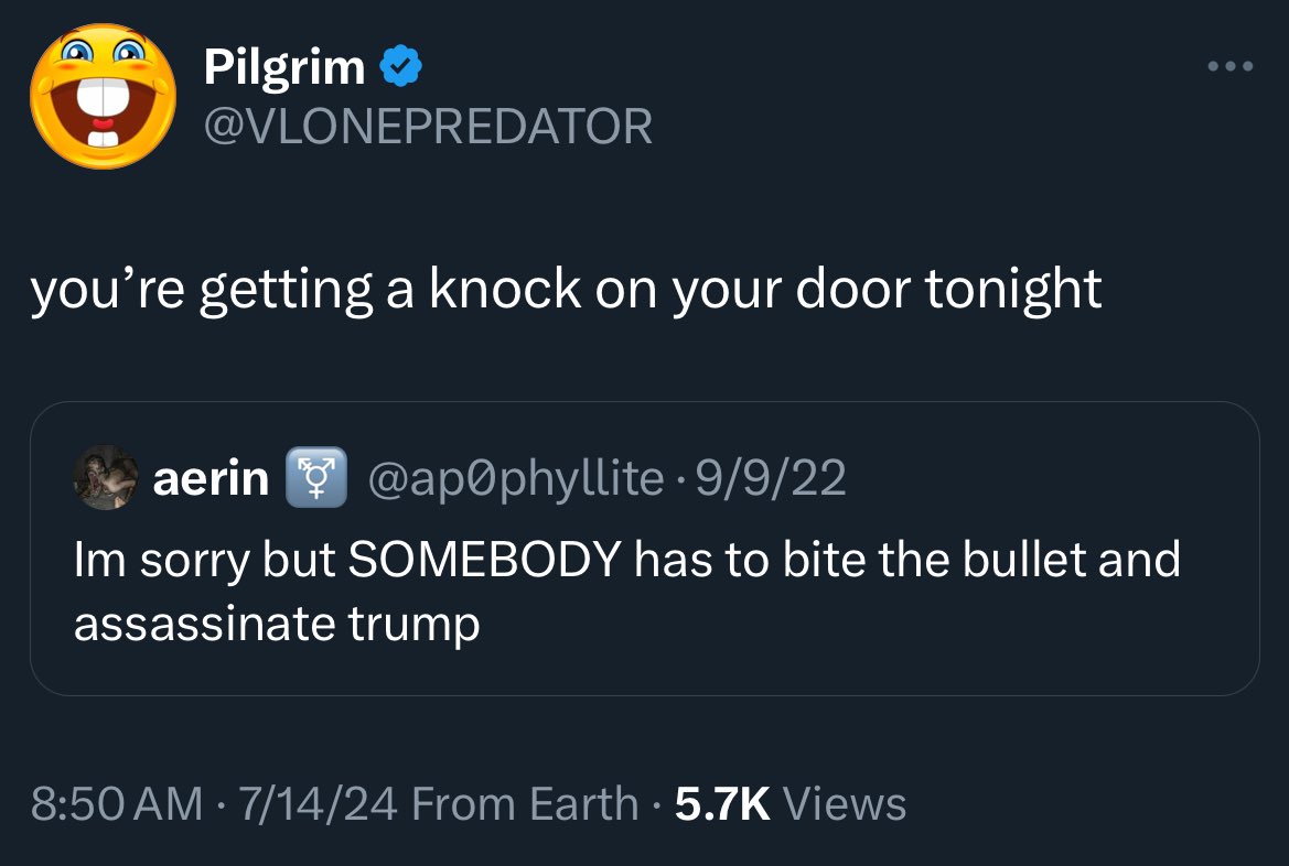 Pilgrim tweet media