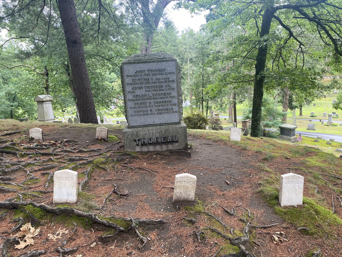 PepaMonteroM's tweet photo. @fathermarch El cementerio de #SleepyHollow es visita obligada en #Concord Aquí reposan #LouisaMayAlcott, su padre #BronsonAlcott y el resto de familia #Mujercitas Al lado están las tumbas de #Thoreau y #Emerson #VacacionesVerano2024 https://t.co/9t8k5EUu4K