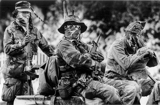 MrDeLaronde's tweet photo. OKA Crisis. The crisis was sparked by the proposed expansion of a golf course and the development of townhouses on disputed land in the Pines that included a Kanyen'kehà:ka burial ground. https://t.co/uBeU5ikuyd