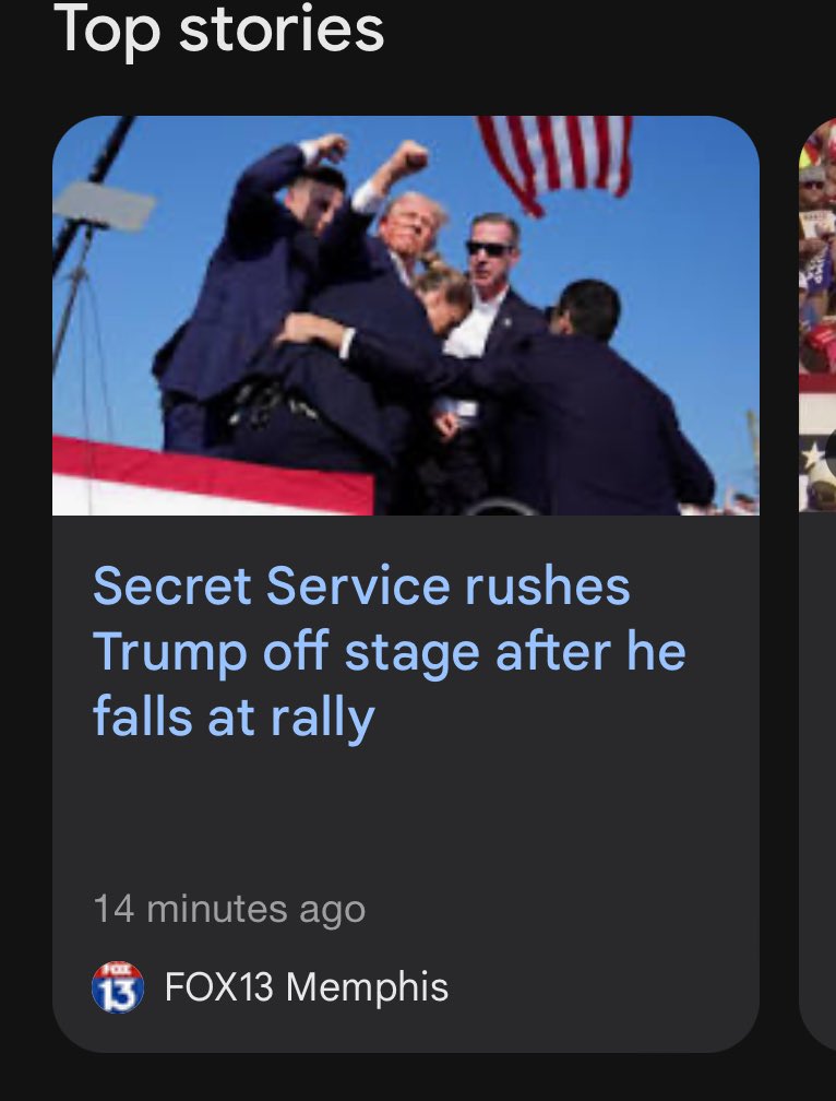 BrennaSpencer's tweet photo. Real headlines after an Assassination attempt. 

Ridiculous https://t.co/FCCvGQW9vU