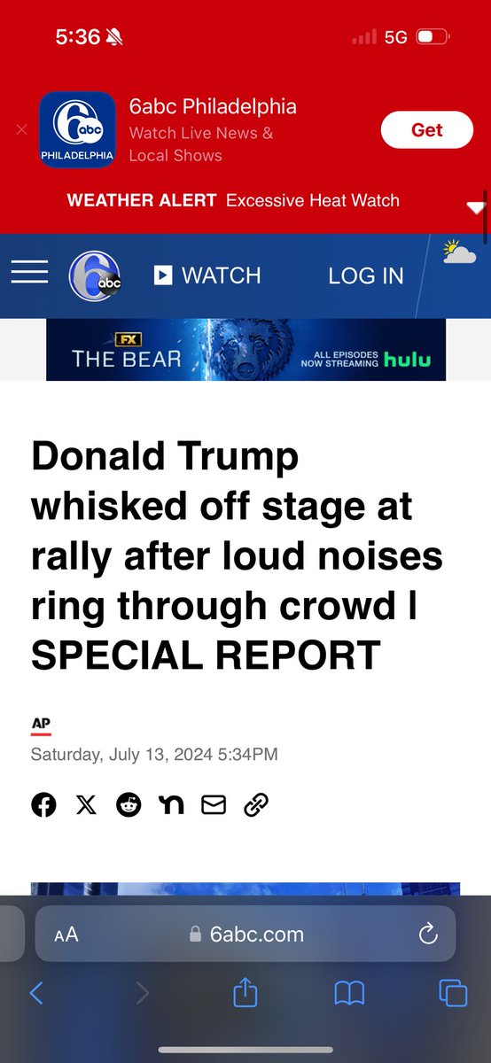 BrennaSpencer's tweet photo. Real headlines after an Assassination attempt. 

Ridiculous https://t.co/FCCvGQW9vU