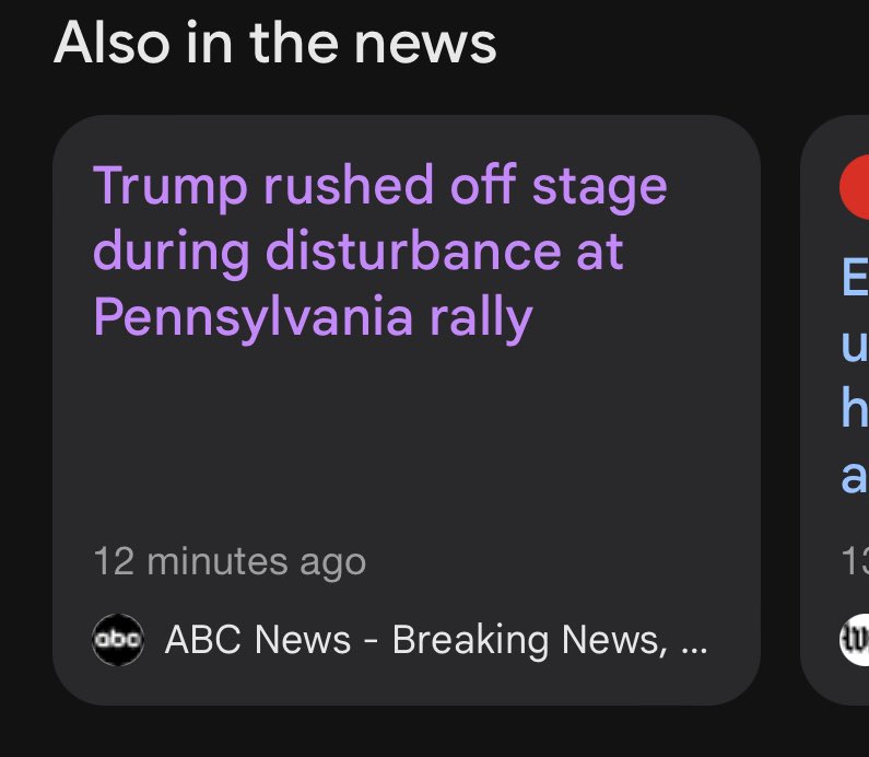 BrennaSpencer's tweet photo. Real headlines after an Assassination attempt. 

Ridiculous https://t.co/FCCvGQW9vU