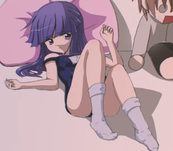 CvnnyEveryday's tweet photo. Today's cunny is Rika Future from the "Higurashi when they cry" series! https://t.co/2DaPcIowJl