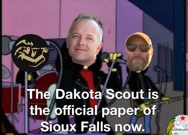 SoDakTruth's tweet photo. Get ready folks! The Great Sioux Falls Paper Wars have begun. Hold onto your hat, or better yet your newsprint. #PaperWars #SiouxFalls  https://t.co/kh0XW5ENrD https://t.co/jZLyJAFZ0h