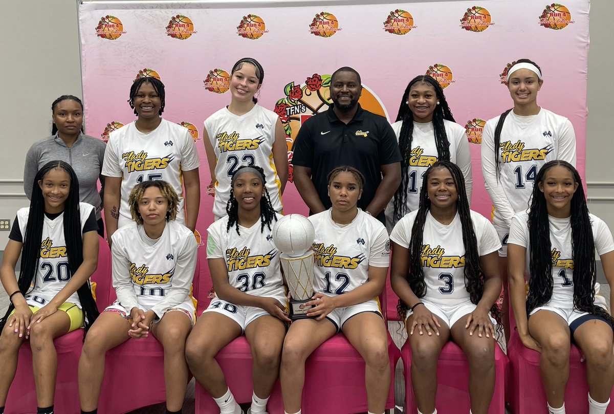 MtZionGirlsBB's tweet photo. 2024 Cyan Platinum Run 4 the Roses 17U Champions - God is good 🙏🏾👊🏾🏀 @FBCG @SHABACHEducates https://t.co/1QoRtR756k
