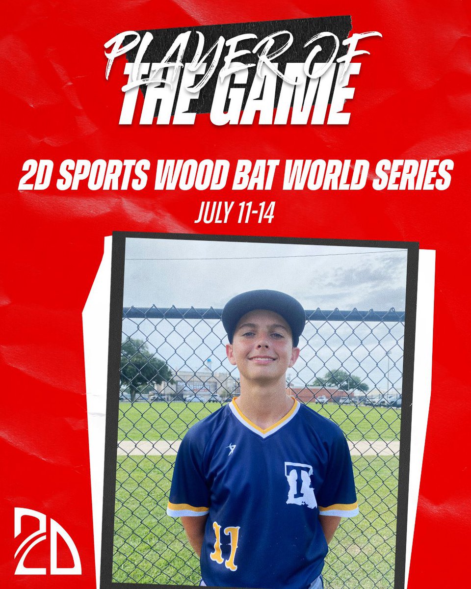 ⭐️ Player of the Game ⭐️

Kameron Roller: CG 7K 3-4 
Team Louisiana <a href="/team_louisiana/">Team Louisiana Baseball</a> 

Pineville HS | 2027 | TX
#Uncommitted #2DHitting #2D2027