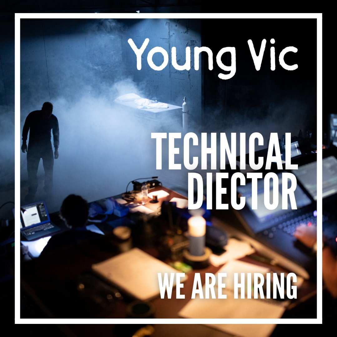 this weekend = your last chance to apply to become our Technical Director

applications close at 10am on Monday (tomorrow!)

🔗 youngvic.org/about-us/jobs/…