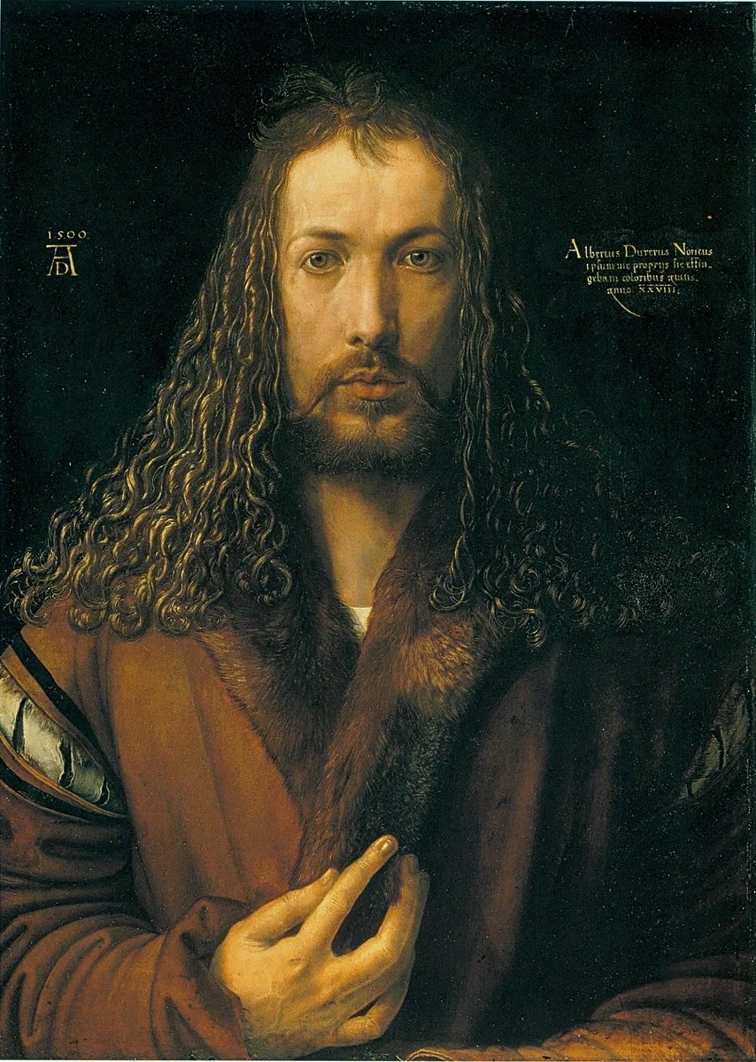 In the mid-1490s, Dürer started signing his works with his initials. the ‘AD’ monogram became so esteemed — and valuable — that it was routinely forged by artists copying his work. He even took one of these forgers to court. This is the first known copyright action in art history