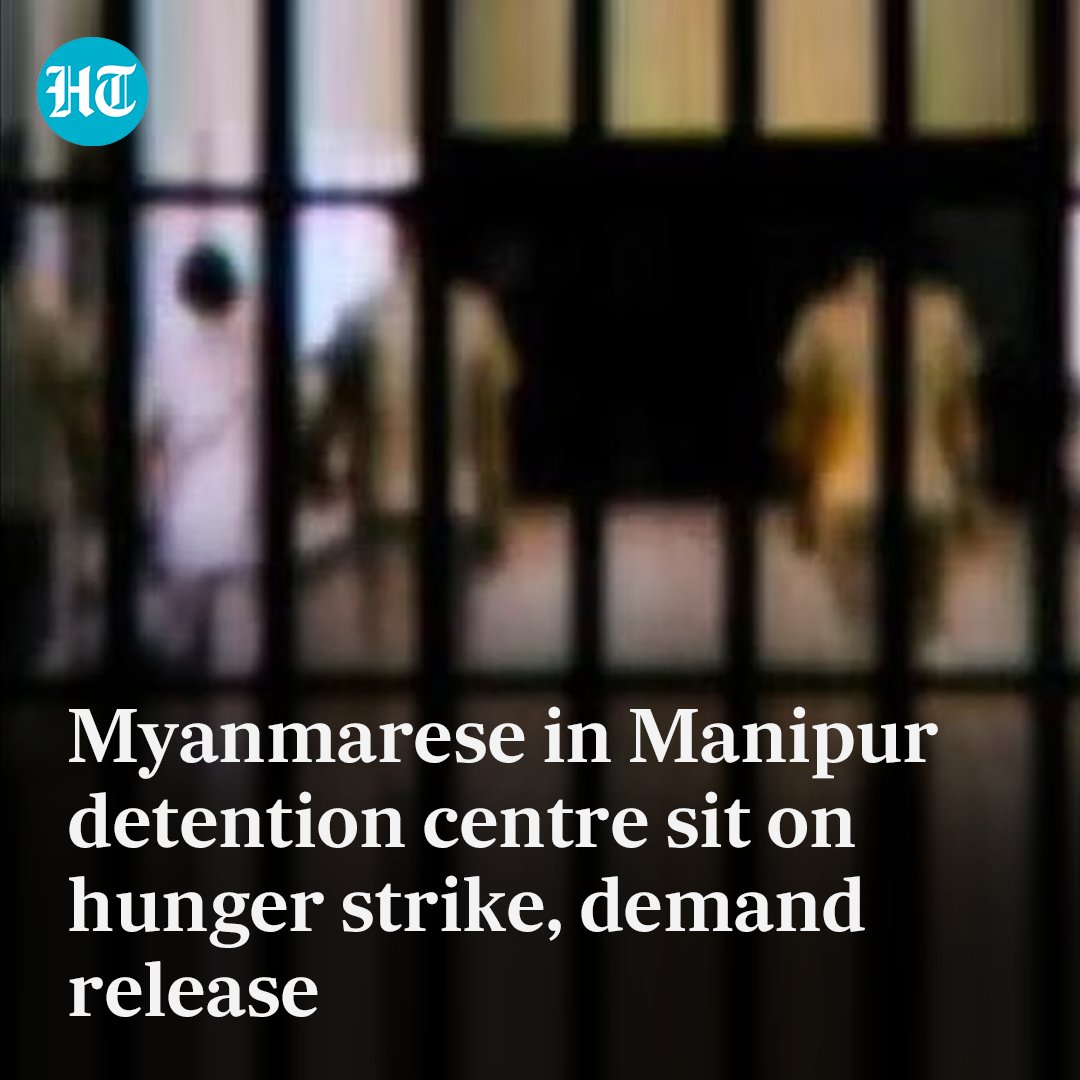 htTweets's tweet image. Around 100 #Myanmar nationals currently staying in a #detention centre in #Manipur have begun a #hungerstrike, demanding their release

🔗hindustantimes.com/india-news/mya…

#Burma #Moreh