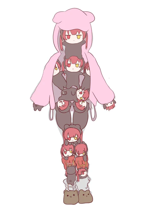 #宝鐘マリン新衣装お披露目2024 合体!クマリンズ! 