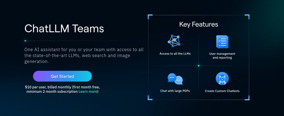 dtometzki's tweet image. Great service you can access all of the the actual LLM´s. And you can create own chatbots #chatgpt4o  #chatllm
chatllm.abacus.ai/?token=RbzTbzf…