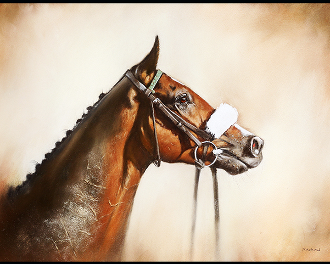 'Fist Of God' - Pastel. SOLD yesterday and going to Florida. An old painting but....keep the faith !