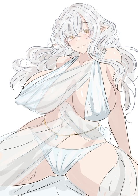 銀髪エルフを描こうと思ったらこうなった。

銀髪って結構難しいよね。 