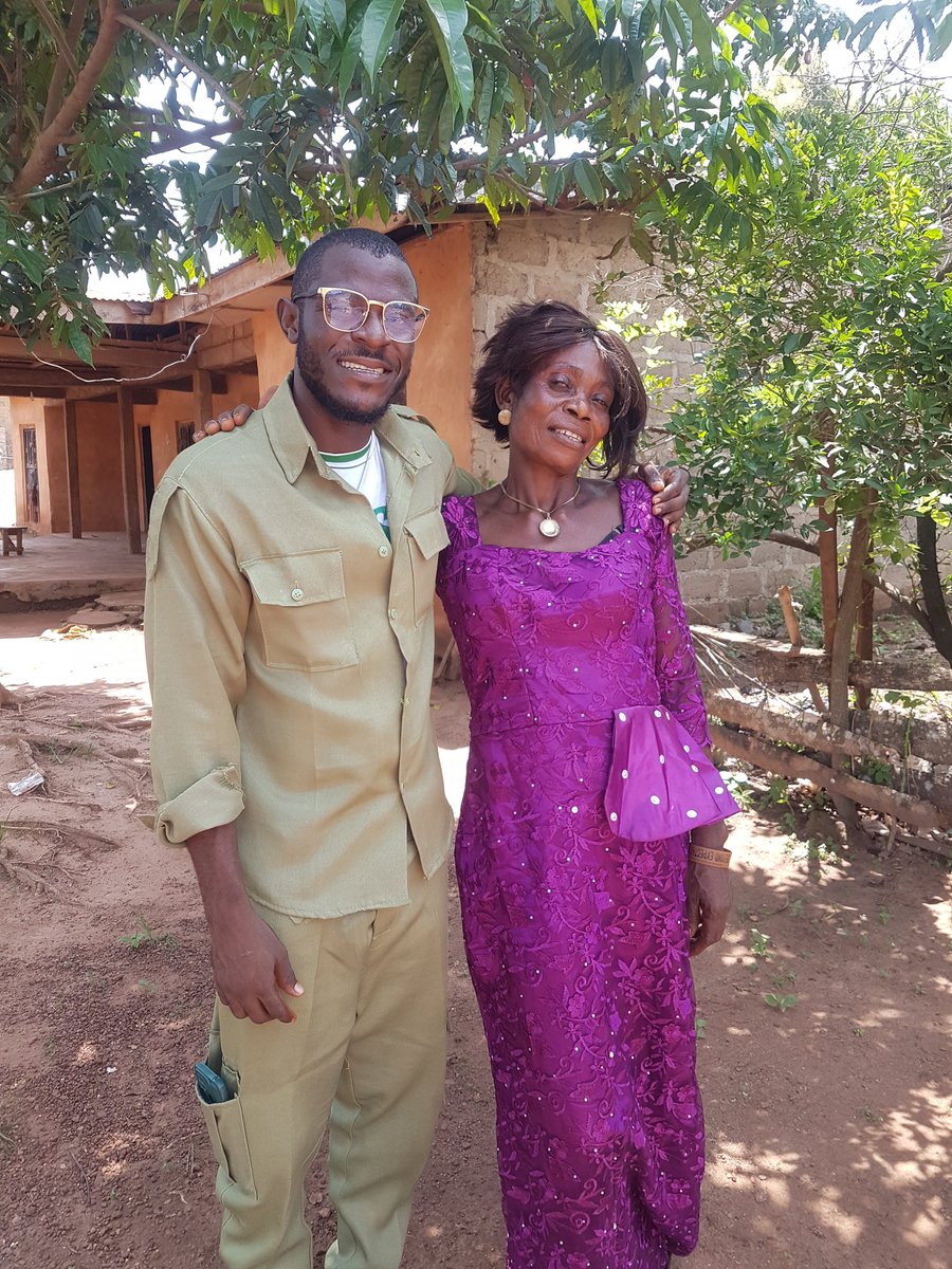 Meet the strongest woman in Edo state ❤️ Mama prosper, She made my service year tolerable and memorable...Don't be fooled kindhearted people still out there and they don't have it all...
YOU COULD BE ONE TODAY ☯️
#NYSC
#Afuze 
#Owaneast 
#Edostate