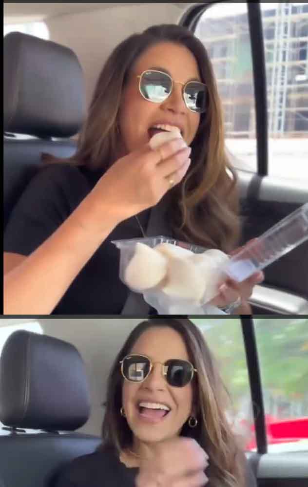 Pamela Sued en Santiago