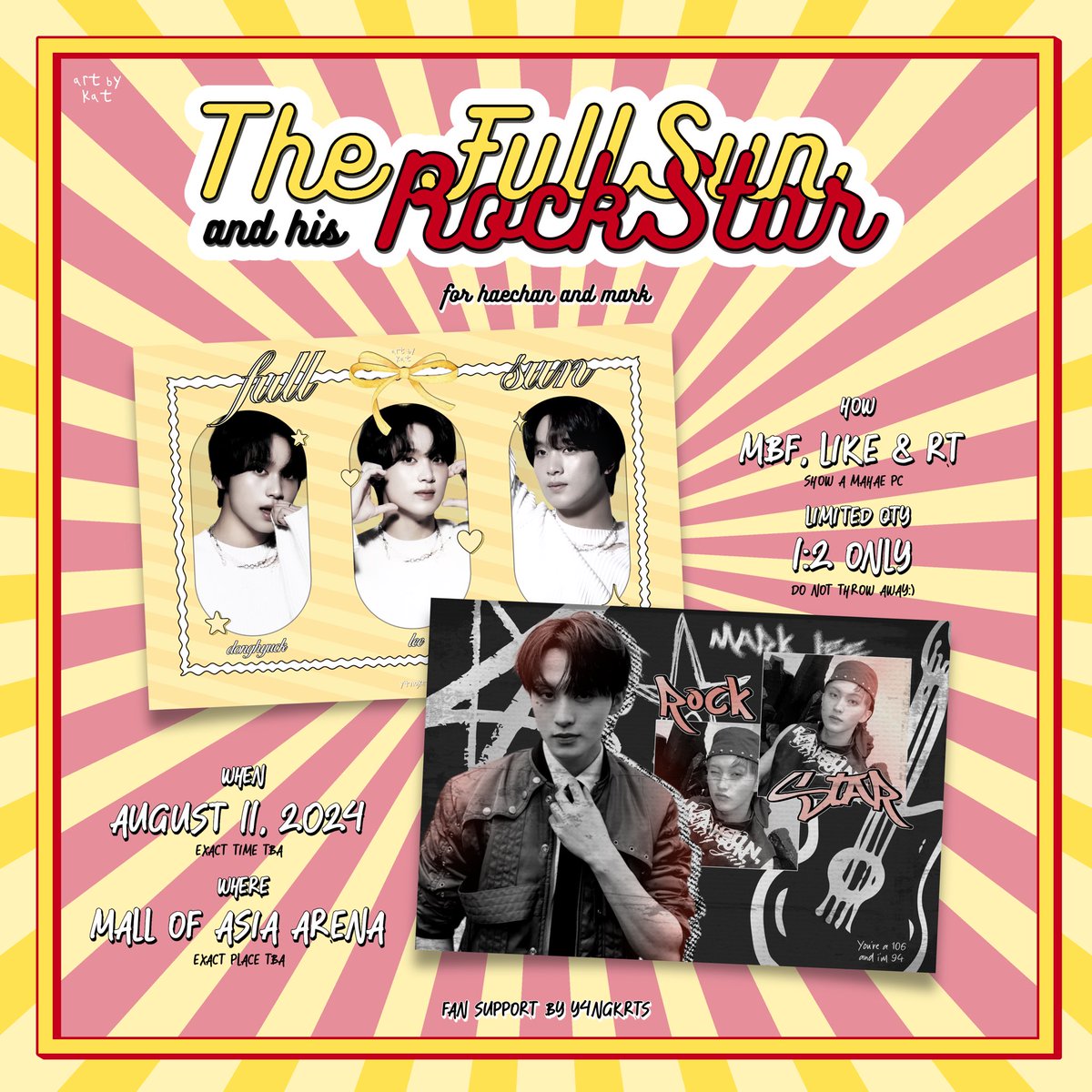 y4ngkrts's tweet photo. ☀️˚.⋆ #TheFULLSUNandHisROCKSTAR 🎸⋆⭒

A #MAHAE fansupport by @y4ngkrts #THEDREAMSHOW3_in_MNL

📆 August 11, 2024
📍 MOA Arena
   exact loc &amp; time tba
   mbf + like &amp; rt !
   1:2, lim qty

see u there, mahae-ist! 💛❤️
#NCTDREAM_THEDREAMSHOW3_in_MANILA
#THEDREAMSHOW3_in_MANILA https://t.co/vsVb4kTWuX