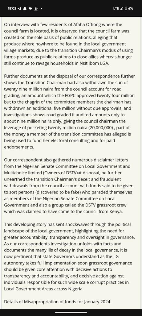 EtiFedCons's tweet photo. @FearlessPriest @_PastorUmoEno This is a gross corruption and should be looked into https://t.co/GLNu8ZXi8K