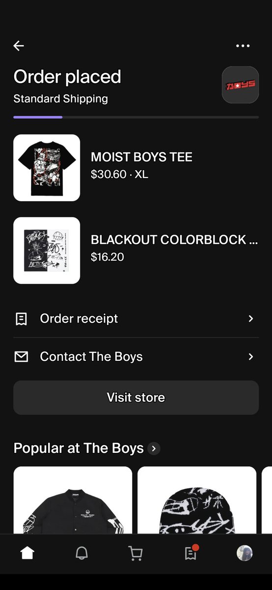 DemonDaughter13's tweet photo. Just place my first @yeptheboys order. I'm excited to get my order https://t.co/F18zyzRdA2