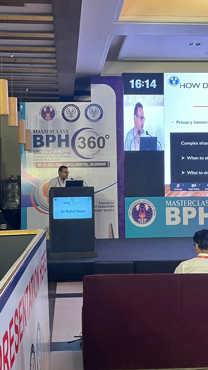 Delivered a lecture on complications  in TURP at 2nd midterm NZUSI meet at Jallandhar.As usual Swapan sir is a great host and to go his meetings is a honor always