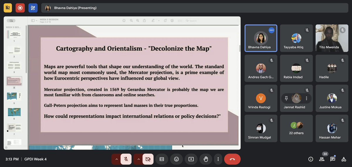 CscDiplomacy's tweet photo. Our institute is generous to offer frequent 100% scholarships for our virtual programs!

Here is a glimpse of our ongoing 10weeks course by Ms Bhavna Dahiya - Global Politics, Identifies and Diplomacy. 

#CSCD https://t.co/PPmaWekTiL