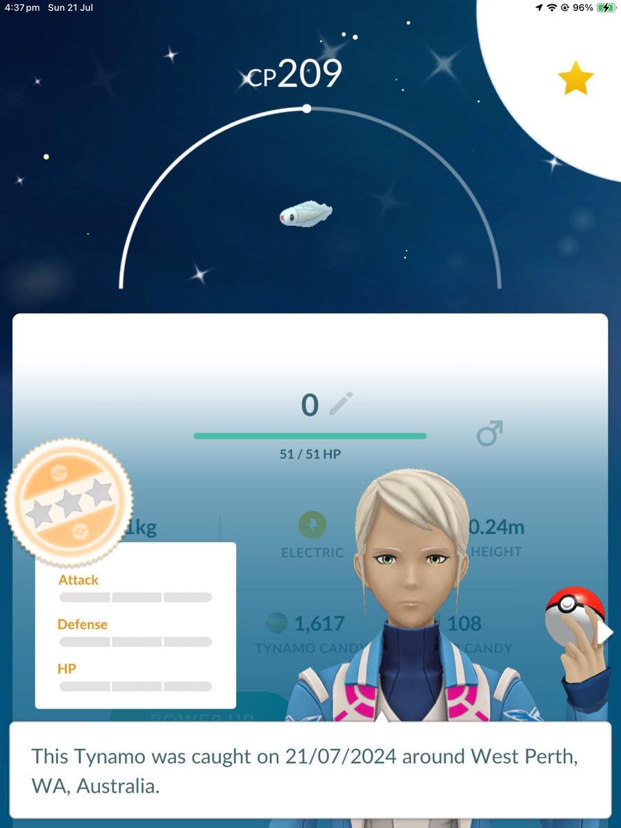 ZenSpider145's tweet photo. Nundo Tynamo 🤯
#PokemonGO #commday https://t.co/6bgoIQ1xM1
