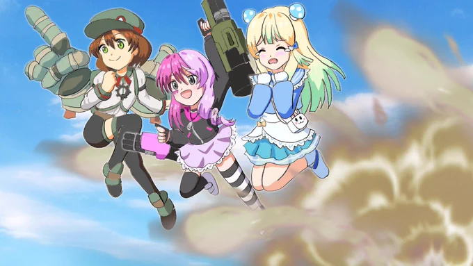 #これを見た人はトリオを貼れゲーム内だと特に絡みはないが、わたしの中ではなんか仲良いことになってる三人組! 