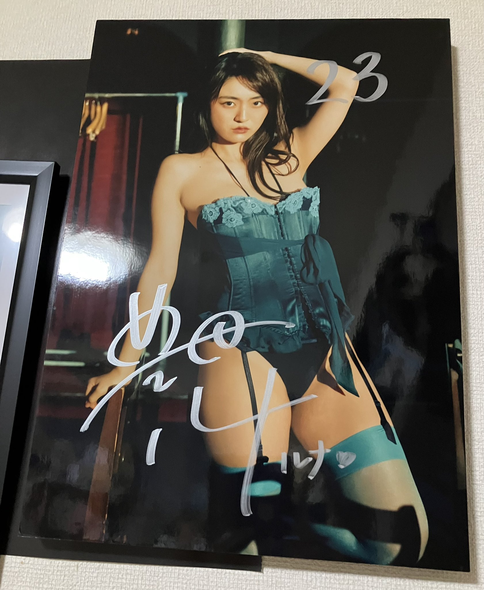 豊田ルナ　サイン入りパネル　シリアルナンバー入り 豊田ルナ サイン入りパネル(シリアルナンバー入り)