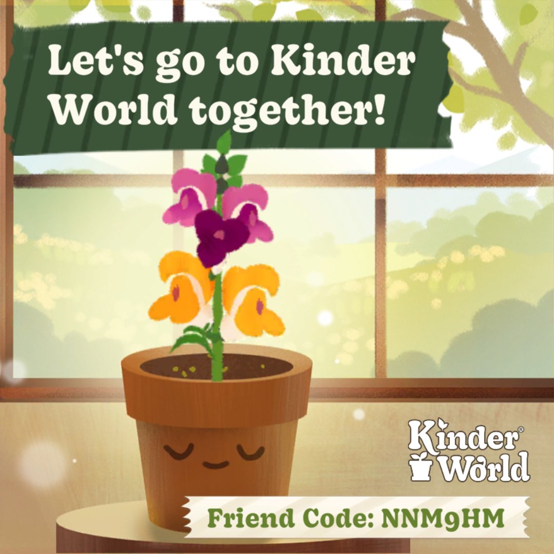 MissSuperVixen's tweet photo. Join me in Kinder World, and let's create a moment of peace in everyday life. Use this code to join my Friendship Garden: NNM9HM https://t.co/nnQ23FbwAi https://t.co/MNDFI5PScG