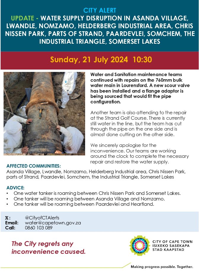 City of CT Alerts tweet media