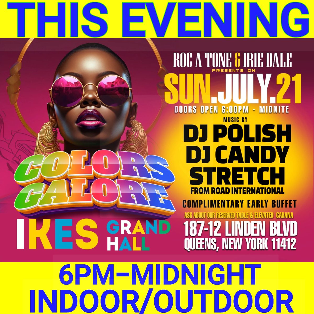 IRIEDALE's tweet photo. THIS EVENING.......COLORS...INDOOR/OUTDOOR EVENT https://t.co/D9T0WHmAsT