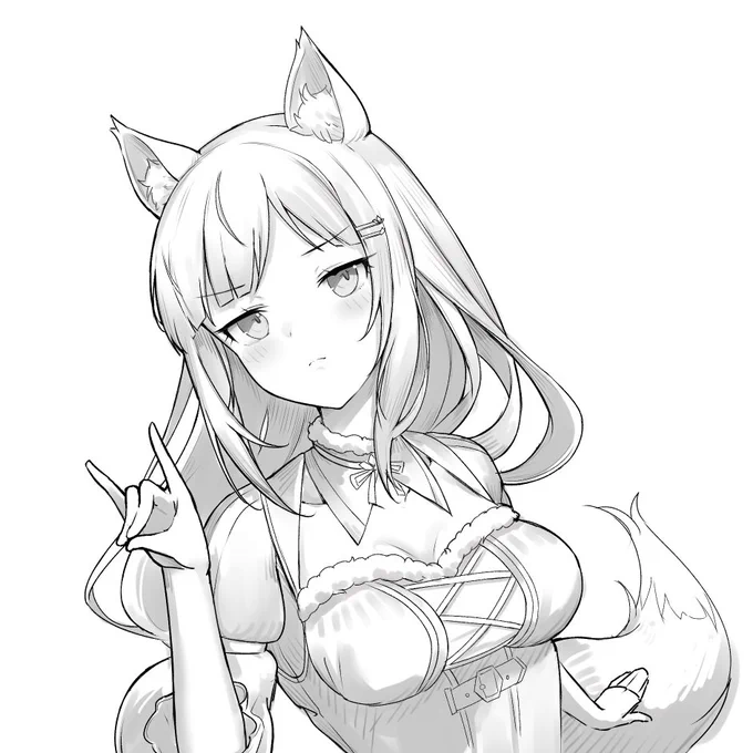 紬ちゃんに「耳としっぽ」のキツネ着せてみたい欲がある #ミリシタ