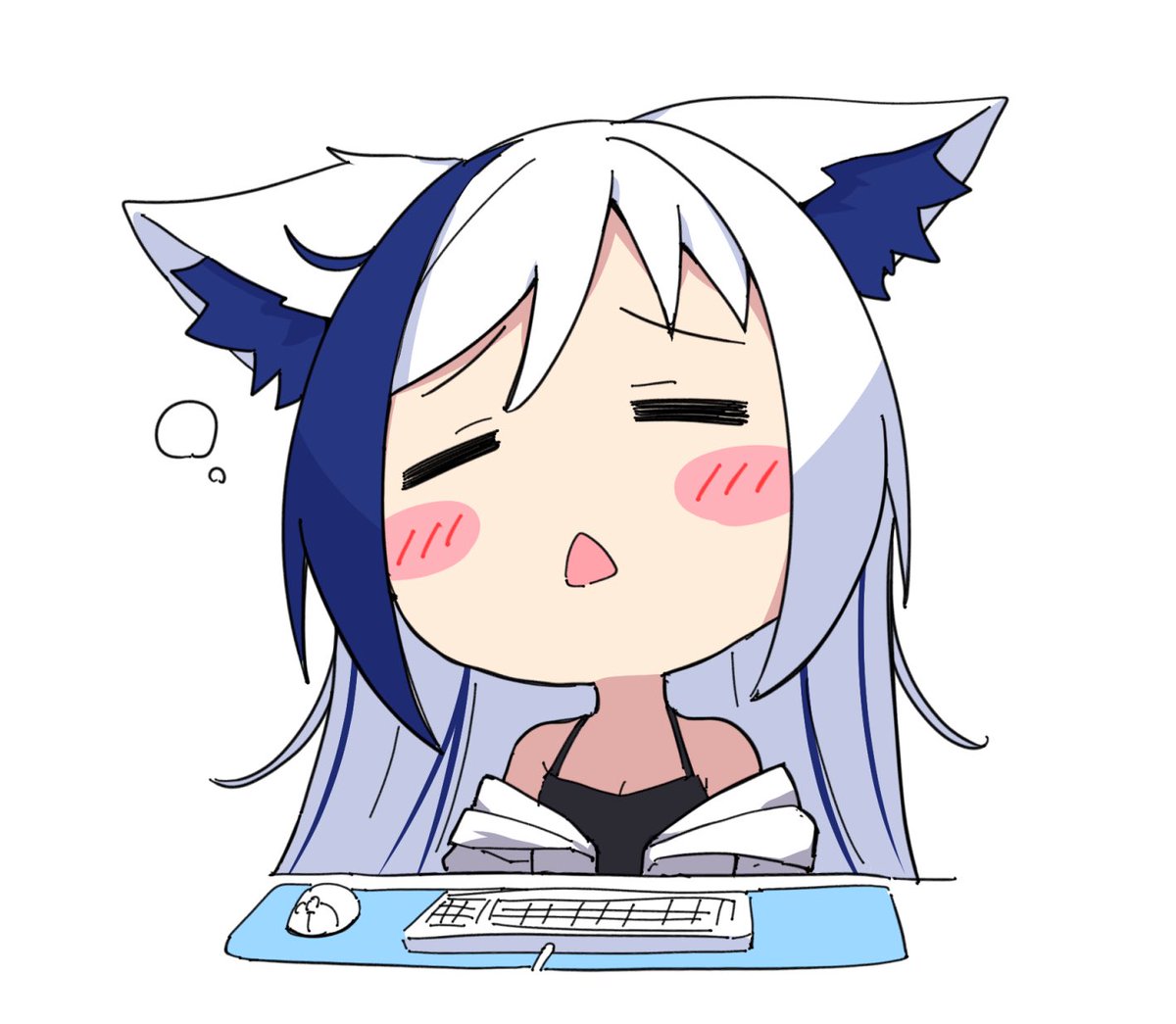 「ぽわぽわよづりさん#よづり宝物庫 」|水瀬なみ🌊のイラスト