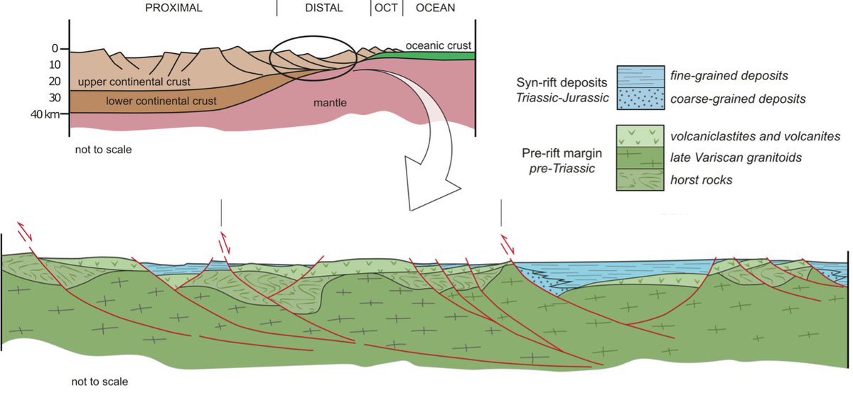 geotdf's tweet image. On the final day of the Tour de France, we are back at the Mediterranean Sea. We already learned that it once was completely dry and like salt flats. Remember the Messinian Salinity Crisis of stage 2?

Today we go deep under the shiny blue waters and find out if the Alps just…