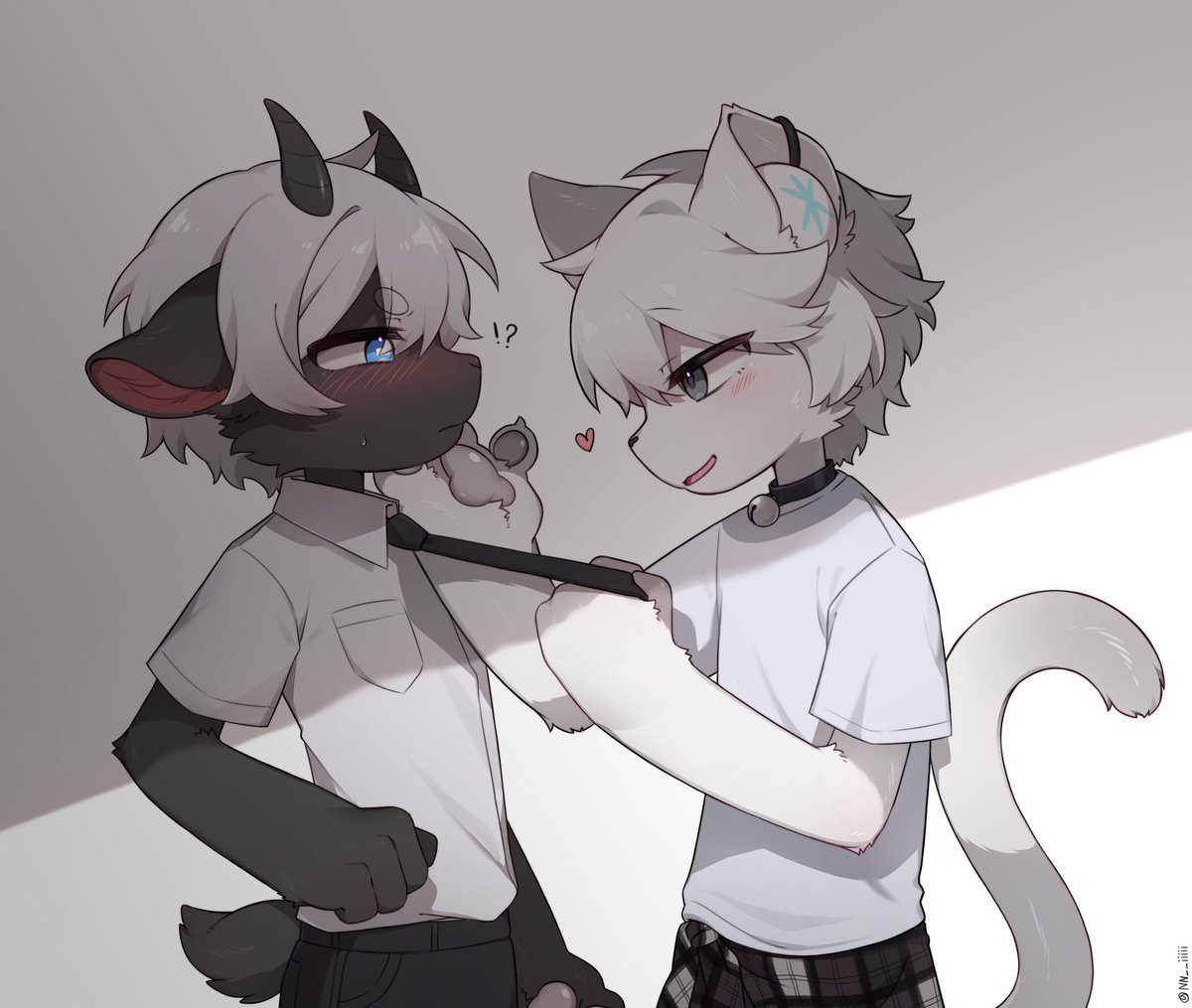 bcdisnothexa's tweet photo. Summer boys

🖌: @ NN__iiiii 
🐱: @ Nt_SnowRain https://t.co/kUaytdrdgv