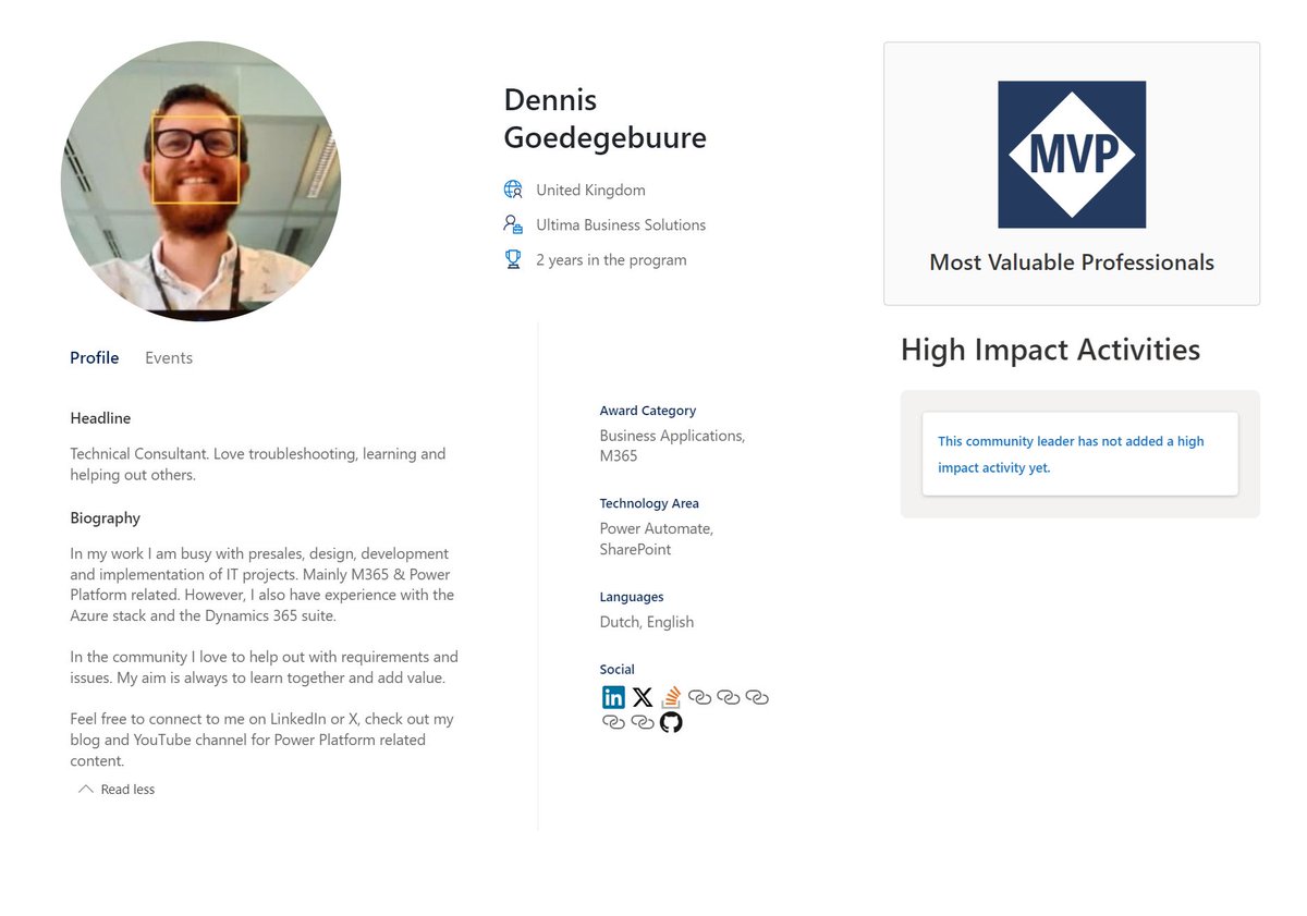 Last week I got renewed as MVP! 😀🎉 

This year in two categories: Business Applications and M365 #MVPbuzz
