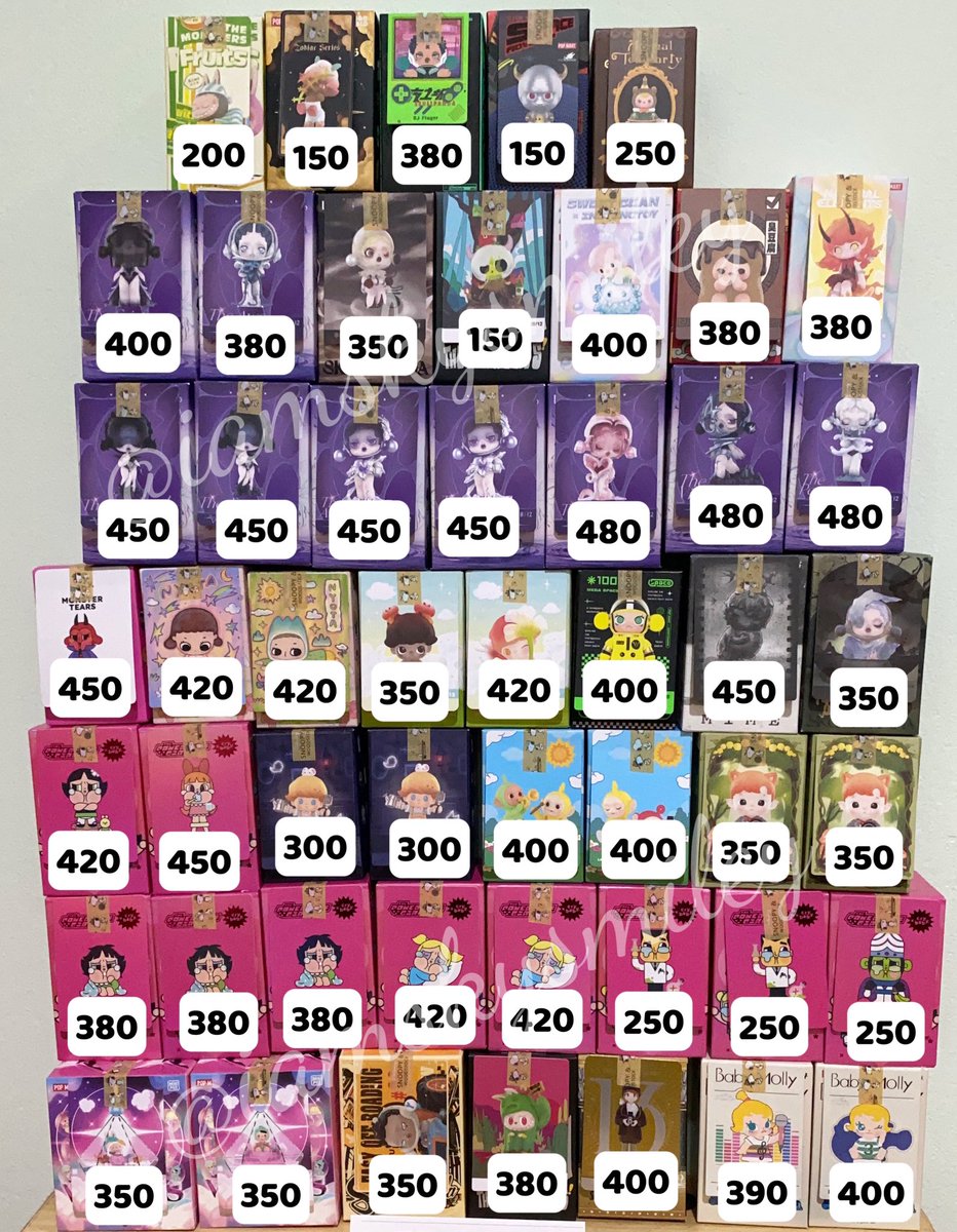 iamskysmiley's tweet photo. ⭐️ราคารวมส่งทุกชิ้น⭐️
สนใจ DM สอบถามเพิ่มเติมได้ค่ะ
#crybaby #SKULLPANDA #hirono #hacipupu #dimoo #nyota #molly #ตลาดนัดกล่องสุ่ม #popmart https://t.co/Uc6zVj8YQu