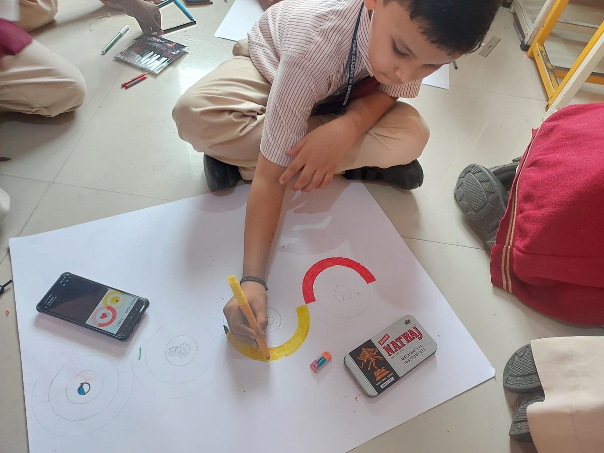 CleverTap's tweet photo. Recently 30 students from #MeruAcademyofEducation created amazing #designthinking visuals. From understanding problems to crafting colorful solutions, they showcased their talent. Thanks to our #CTzen @p3nm9i &amp; everyone who ensured they learned something new &amp; valuable! #CTCares https://t.co/4e2ReaVGo4