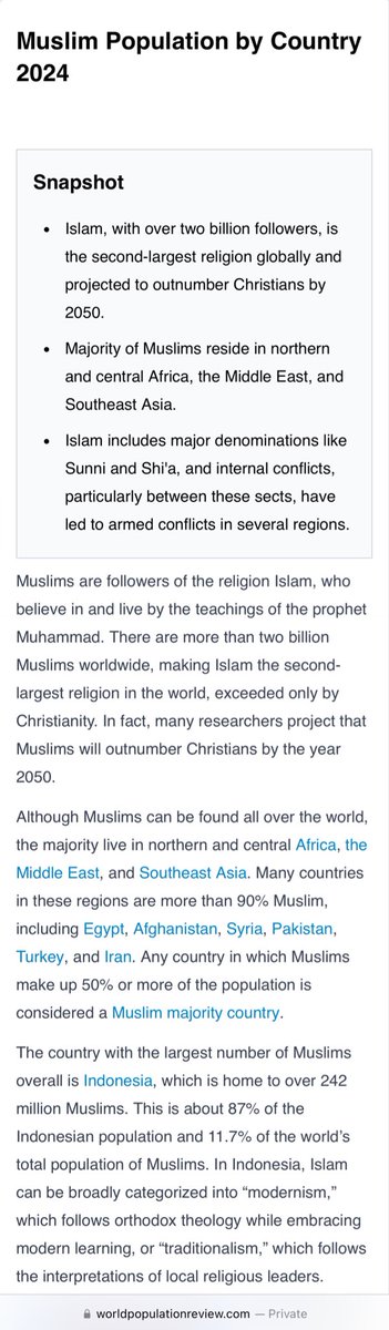 safiyaa96's tweet photo. @tramno19 @dailyrestyyy @FAliaHMS berlambak international sources aku dpt ni Indonesia masih most populated muslim in the world 2024. share sumber kau pulak aku nk tgok kalau terpaling update? https://t.co/wSGcHczZMd