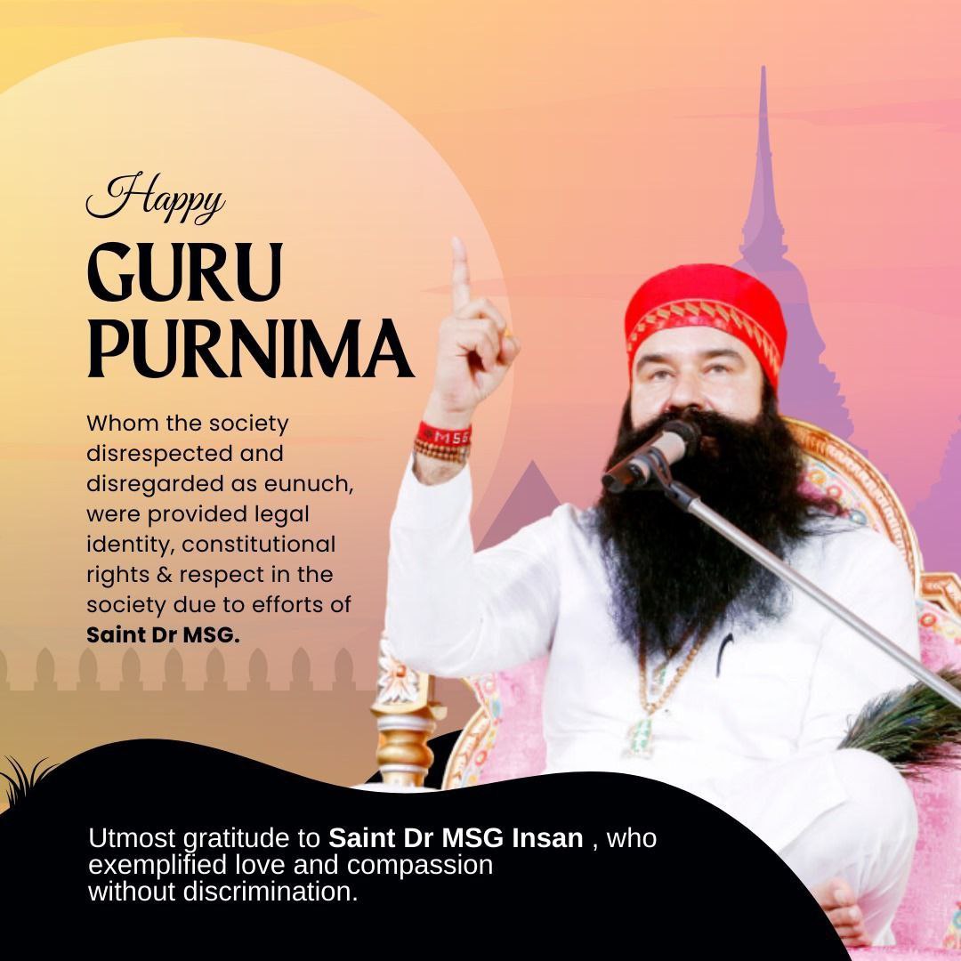 sumansaini77's tweet photo. Today on the occasion of #GuruPurnima, I want to bow down to my spiritual Guru Saint Dr MSG Insan. He taught me the true way of living life, taught me to walk on the path of humanity. My Guru became a light in my dark life.
#GuruPurnima2024
#गुरु_पूर्णिमा https://t.co/2PUj2th5Jn