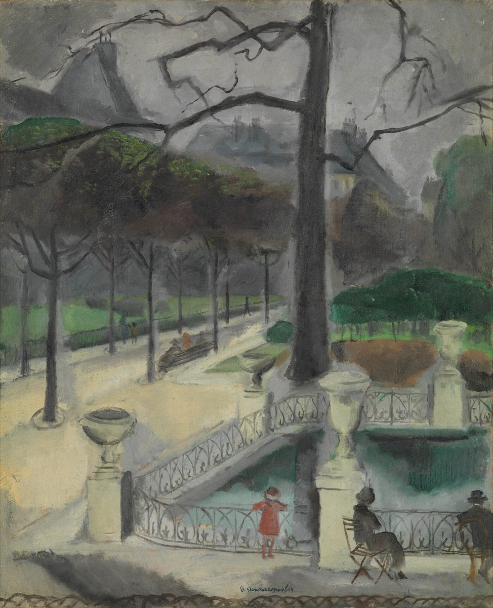 artdotgr's tweet image. Giorgos Gounaropoulos | Γιώργος Γουναρόπουλος
Jardin du Luxembourg | Το Σιντριβάνι των Μεδίκων
1920-22

art.gr/2024/07/21/jar…

Oil on canvas 65,3 x 54 εκ. | Ελαιογραφία σε καμβά 65,3 x 54 εκ.

Having won the Averof scholarship, he went to Paris in 1919, where he completed his…