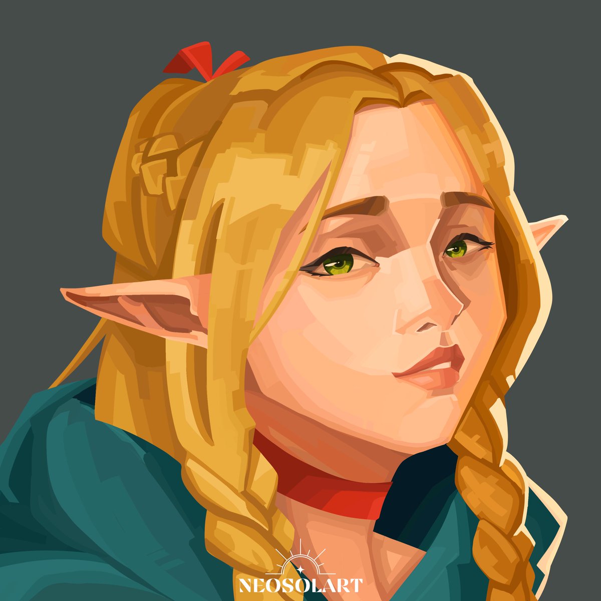 NeoSolArt's tweet photo. ✨Marcille x Valorant  #dungeonmeshi https://t.co/RbLXA66eKL