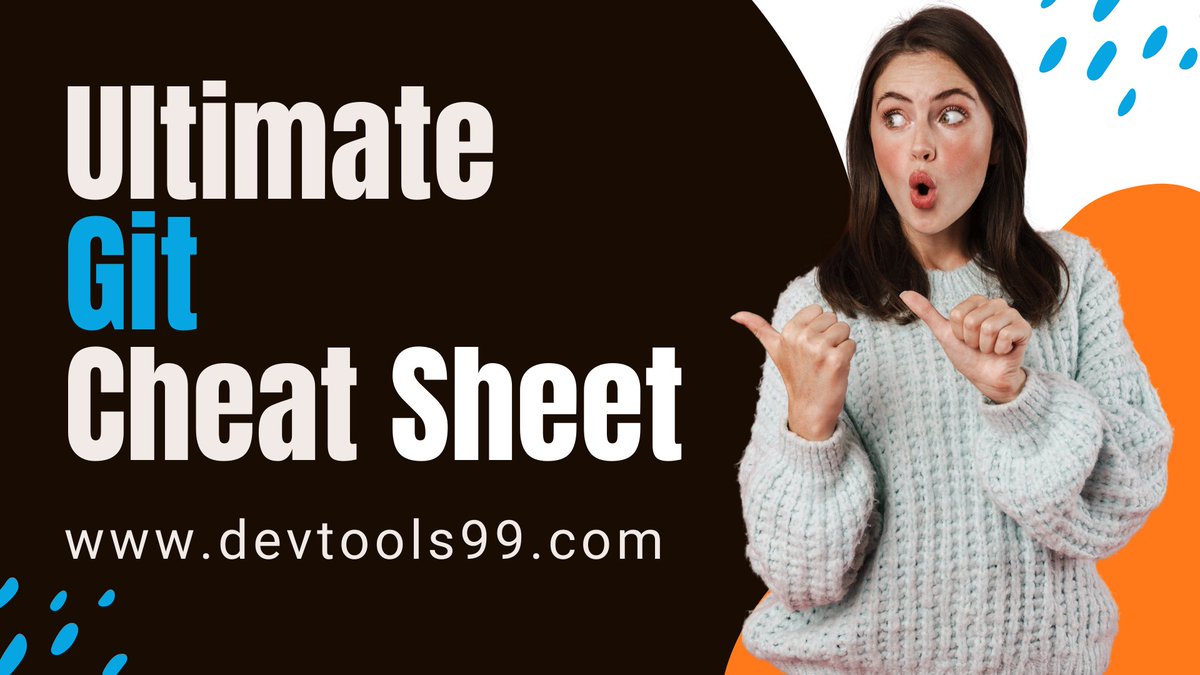 DevTools99's tweet image. Hey Developers! Need a quick reference for Git commands? Check out the Ultimate Git Cheat Sheet for essential commands and tips to streamline your workflow. youtu.be/-5hekq3WSgQ
.
.
.
.
.
.
.
.
.
#GitCheatSheet #VersionControl #CodingTips #WebDevelopment #ProductivityHacks