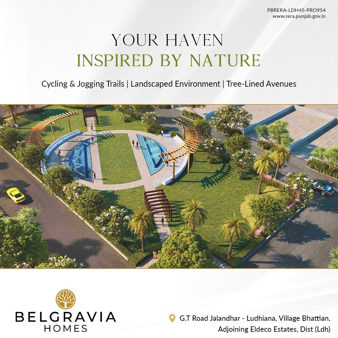 RIPSSInfra's tweet photo. Belgravia Homes is a verdant sanctuary to call your address, complete with lush parks and cycling &amp; jogging trails, promoting a balanced and healthy lifestyle.

#RIPSS #RIPSSinfra #BelgraviaHomes  #Plots #Sustainability #RIPSSLudhiana #Ludhiana https://t.co/aAhsHQblet