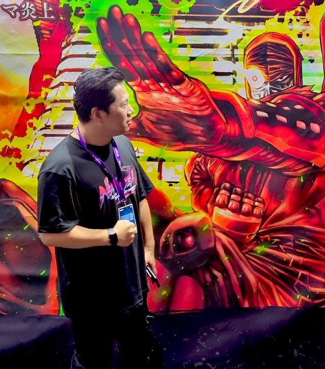 ASTEROID__J's tweet photo. I met Ninja slayer!
#BitSummitDrift ,#ninjaissen,#ninjaslayer https://t.co/58UUxx2XIL