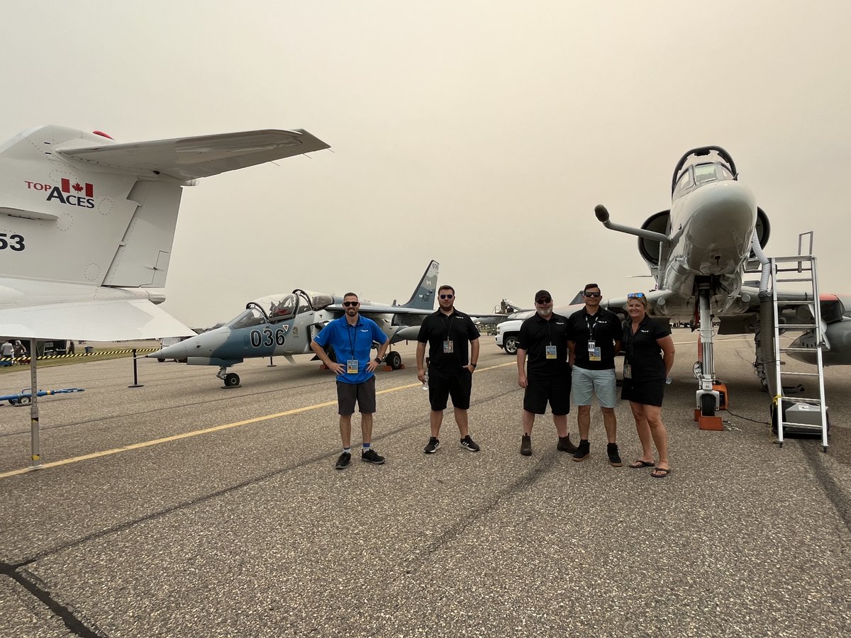 topaces's tweet photo. We’re at the Cold Lake Air Show this weekend! 🍁
We have the A-4 Skyhawk, Alpha Jet, and Learjet on display – so don’t miss your chance to see our aircraft in person at the @ColdLakeAirShow!

#TopAces #CLAS24 https://t.co/BPMsBMQM52