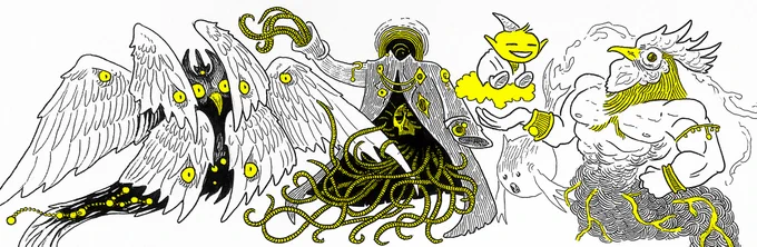 rpg illustrations for tales from the smoking wyrm 